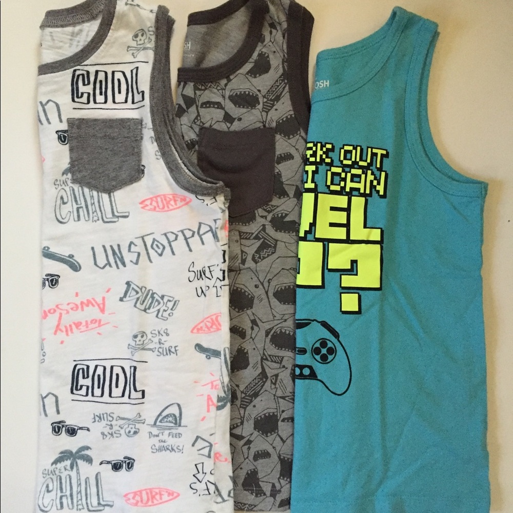 OshKosh Boys Tank Tops - Size 7